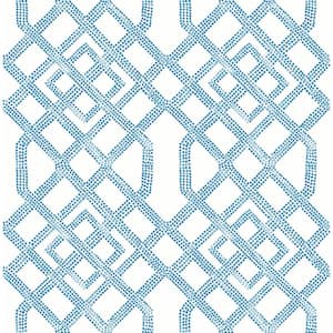 Blue Tanner Peel and Stick Wallpaper Sample