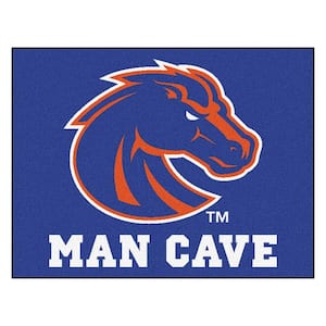 Boise State University Blue Man Cave 3 ft. x 4 ft. Area Rug