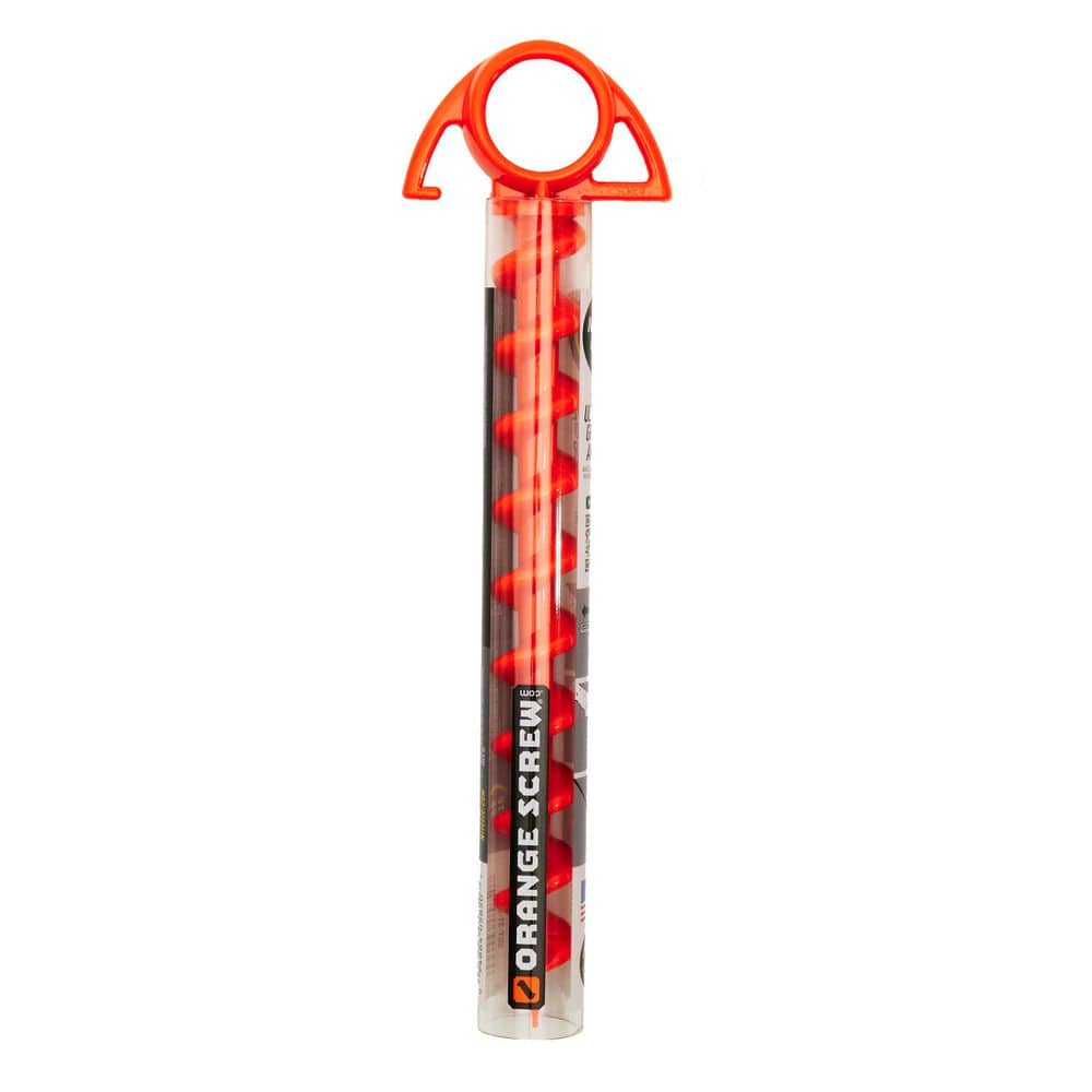 Nite Ize Orange Screw Ground Anchor-Small-Bright Orange SST-31