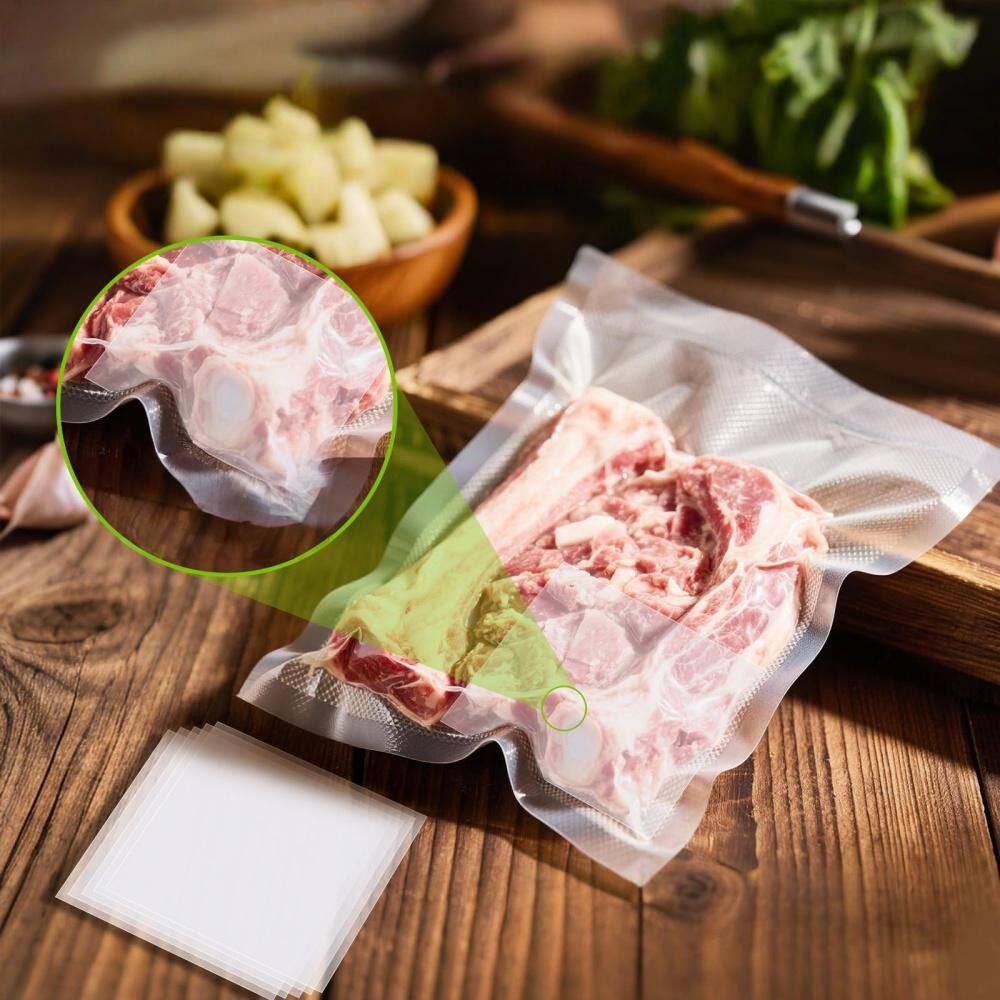 Esepony 3-Rolls 8 in. x 50 ft. Vacuum Sealer Rolls Bags for Food
