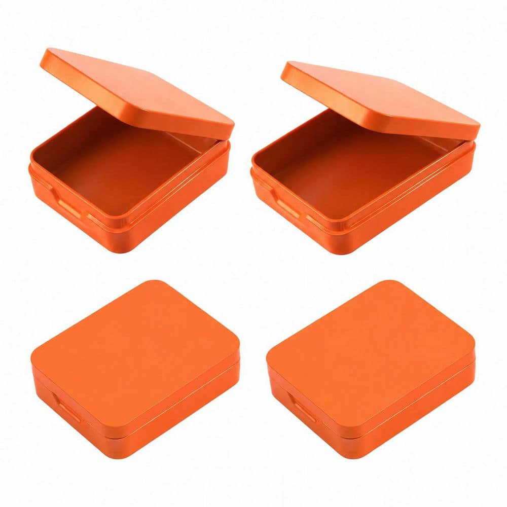 4-Pack Portable Cotton Pad and Makeup Sponge Storage Containers with Snap-Shut Transparent Lids Travel price history on PriceWatchPro
