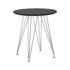 Paris Tower Black Round Accent Dining Table
