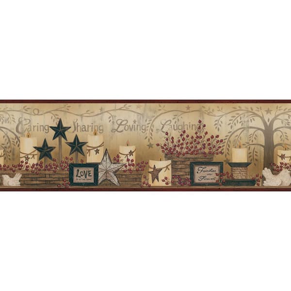 Chesapeake Caring Candles Red Country Border