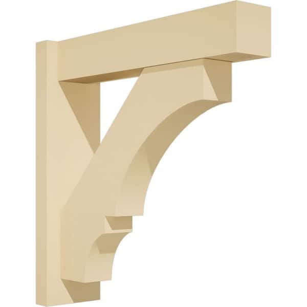 Ekena Millwork Balboa 5 in. W x 20 in. H x 20 in. D Signature Urethane Polyurethane Outlooker with Block Ends