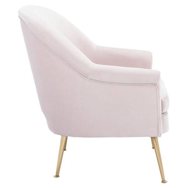 light pink upholstered chair