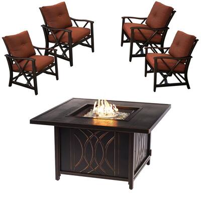 Fire Pit Patio Sets Outdoor Lounge, Agio Fire Pit Natural Gas Conversion