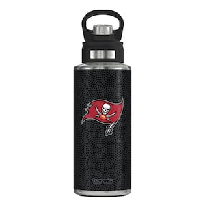 NFL TB BUCS LOGO BK 32 oz. Wide Mouth Water Bottle Powder Coated Standard Lid