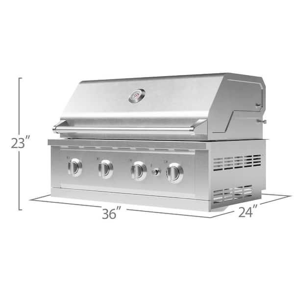 NewAge Products Performance 4 Burner 36 in. Propane Gas Grill in