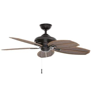 Palm Beach II 48 in. Indoor/Outdoor Natural Iron Ceiling Fan