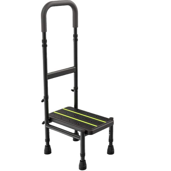 Step Stool with Handle for Elderly Adults, Medical Stepping Stools for High Bed Mobility and Daily Living Aids