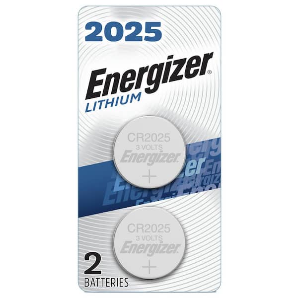 Energizer 2025 3-Volt Electronic Watch Battery (2-Pack)