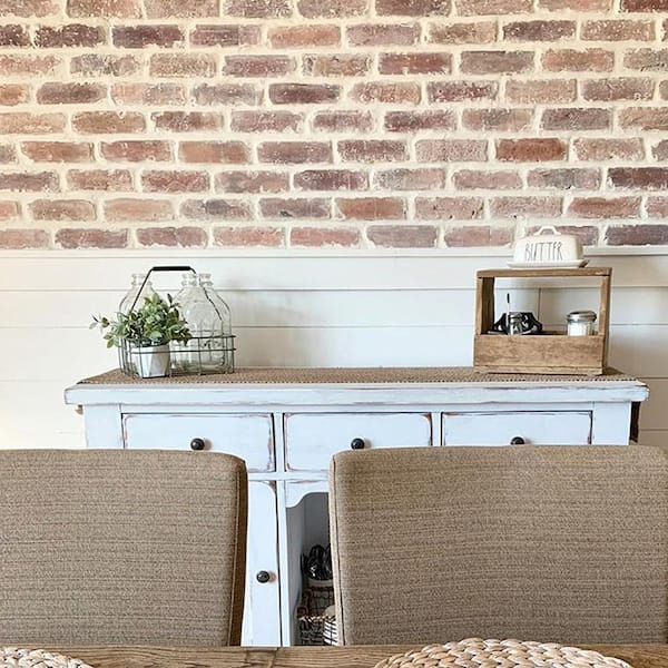 old chicago brick backsplash