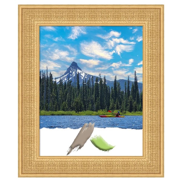 Amanti Art Trellis Gold Wood Picture Frame Opening Size 16x20 in