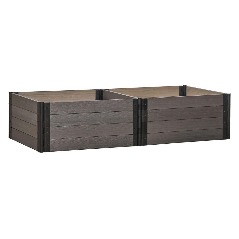 Ironwood Capped Composite Raised Garden Bed 96 in. L x 48 in. W x 22 in. H price history on PriceWatchPro