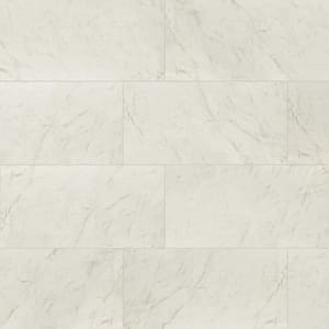 Leonardo Bianco 24 in. x 48 in. Polished Porcelain Floor and Wall Tile (16 sq. ft./Case)