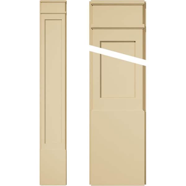 Ekena Millwork 2 in. D x 12 in. W x 82 in. L Primed Polyurethane Pilaster (1- Pack)