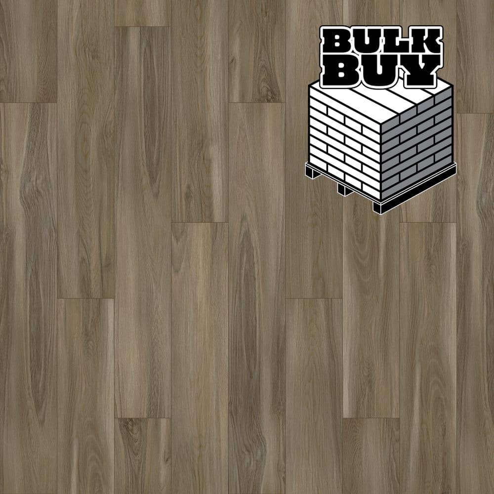 Mohawk Elite Gray Sky Walnut 20 Mil T x 7.64 W x 48 L Click Lock  Waterproof Lux Vinyl Plank Flooring (28.63 sq. ft./Case) VFE09-875 - The  Home Depot