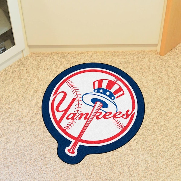 19 x 30 New York Yankees Uniform Navy Rectangle Starter Mat - Floor Rug -  Area Rug - MLB