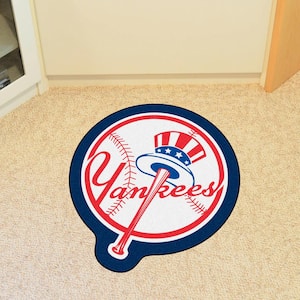 New York Yankees Navy 2.5 ft. x 2.75 ft. Mascot Area Rug