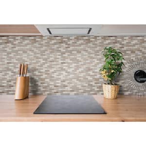 Arctic Storm 12 in. x 12 in. Honed Marble Mesh-Mounted Mosaic Tile (9.8 sq. ft./Case)