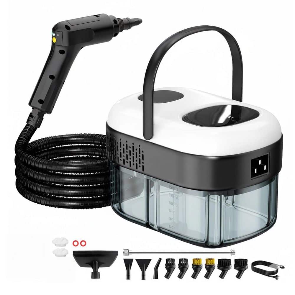 LAIFUCAM 2500W Pressurized Steam Cleaner for All Surfaces w 3