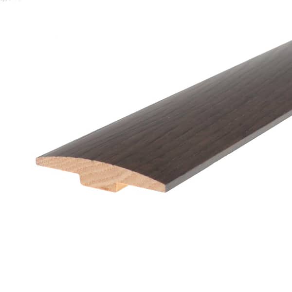 ROPPE T-Molding Buzz 0.28 in. Thick x 2 in. Wide x 78 in. Length Solid Hardwood Trim