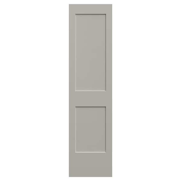 24 in. x 96 in. Monroe Vanilla Painted Smooth Solid Core Molded Composite MDF Interior Door Slab