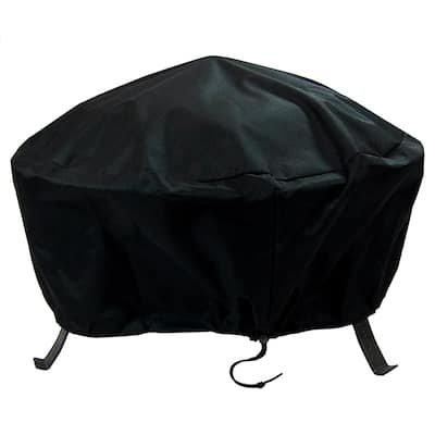 Fire Pit Covers Patio Furniture, Round Fire Pit Table Cover