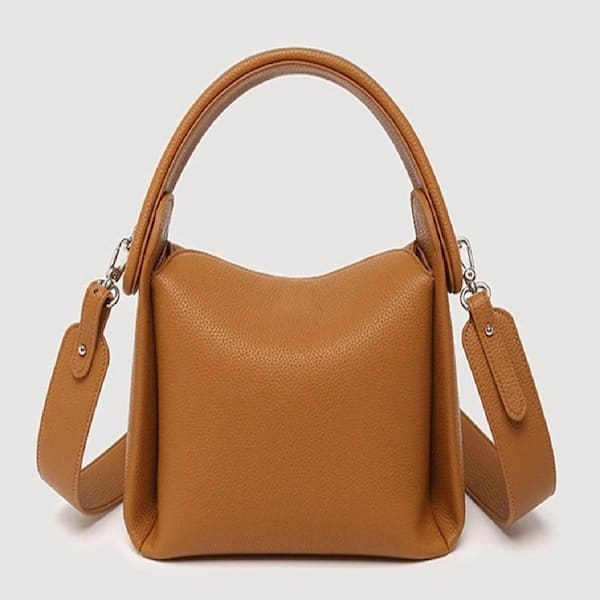 Fashion Collection, Orange Shoulder Bag, PU Leather, Adjustable Shoulder Strap, the Tote Bag