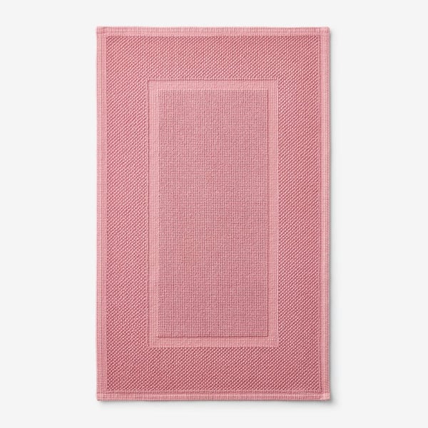 The Company Store Legends Luxury Sterling Rose 24 in. x 17 in. Cotton Bath Mat