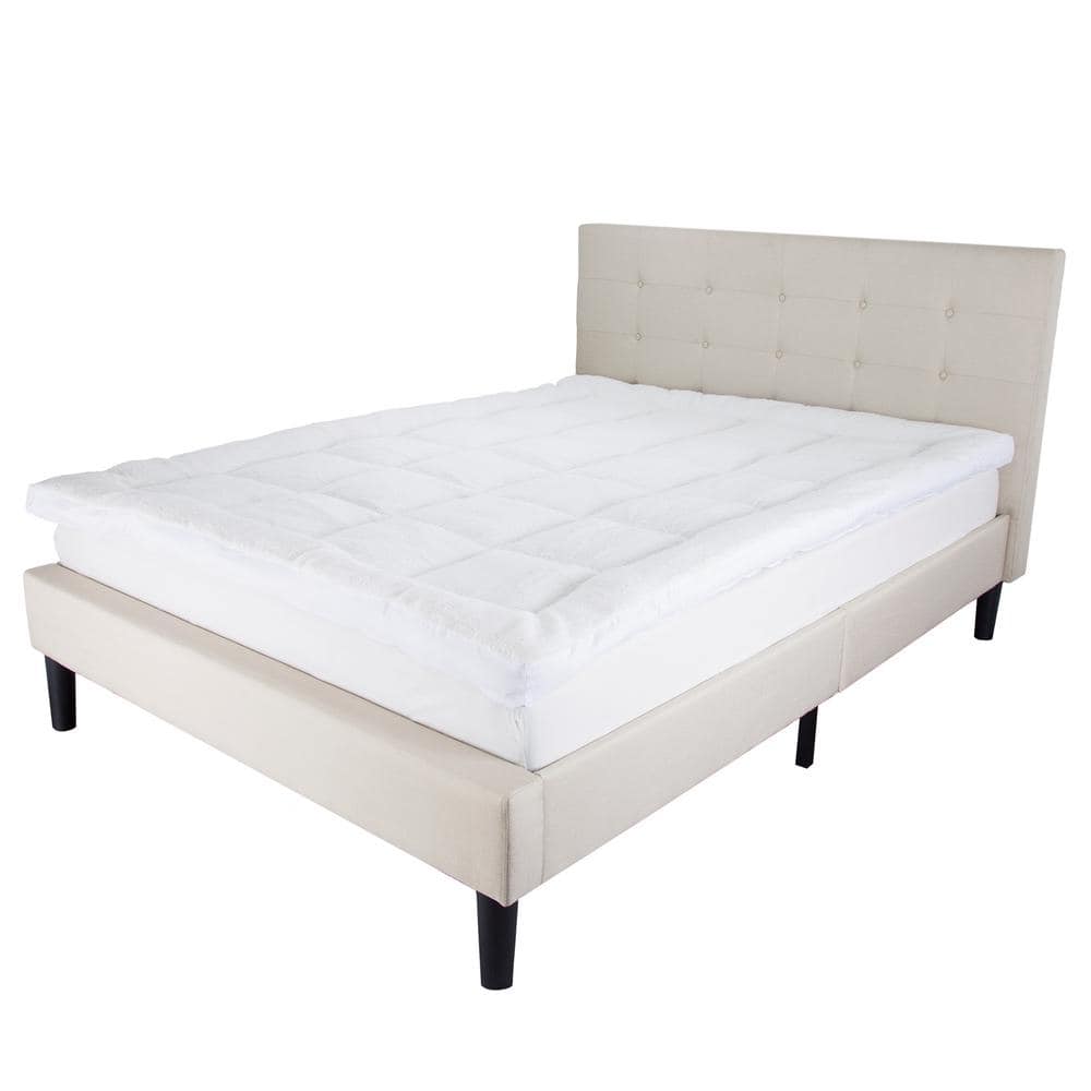 Weymouth Home Mattress Toppers 3 in. Medium Standard Polyester Queen Mattre