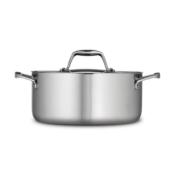 Tramontina 5-Qt Stainless Steel Tri-Ply Clad Covered Braiser 