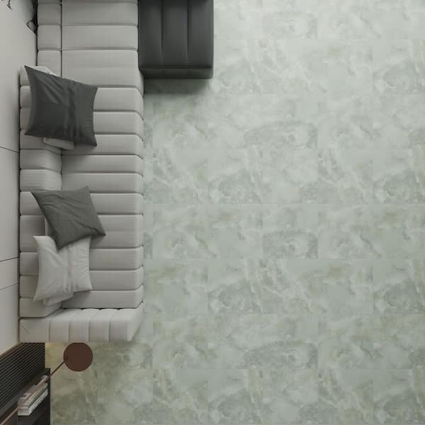 Italian Onyx 24 in. x 24 in. x 8mm Marble Look Porcelain Floor and Wall Tile-Green (25 PCS, 96.9 sq. ft. /Pallet)
