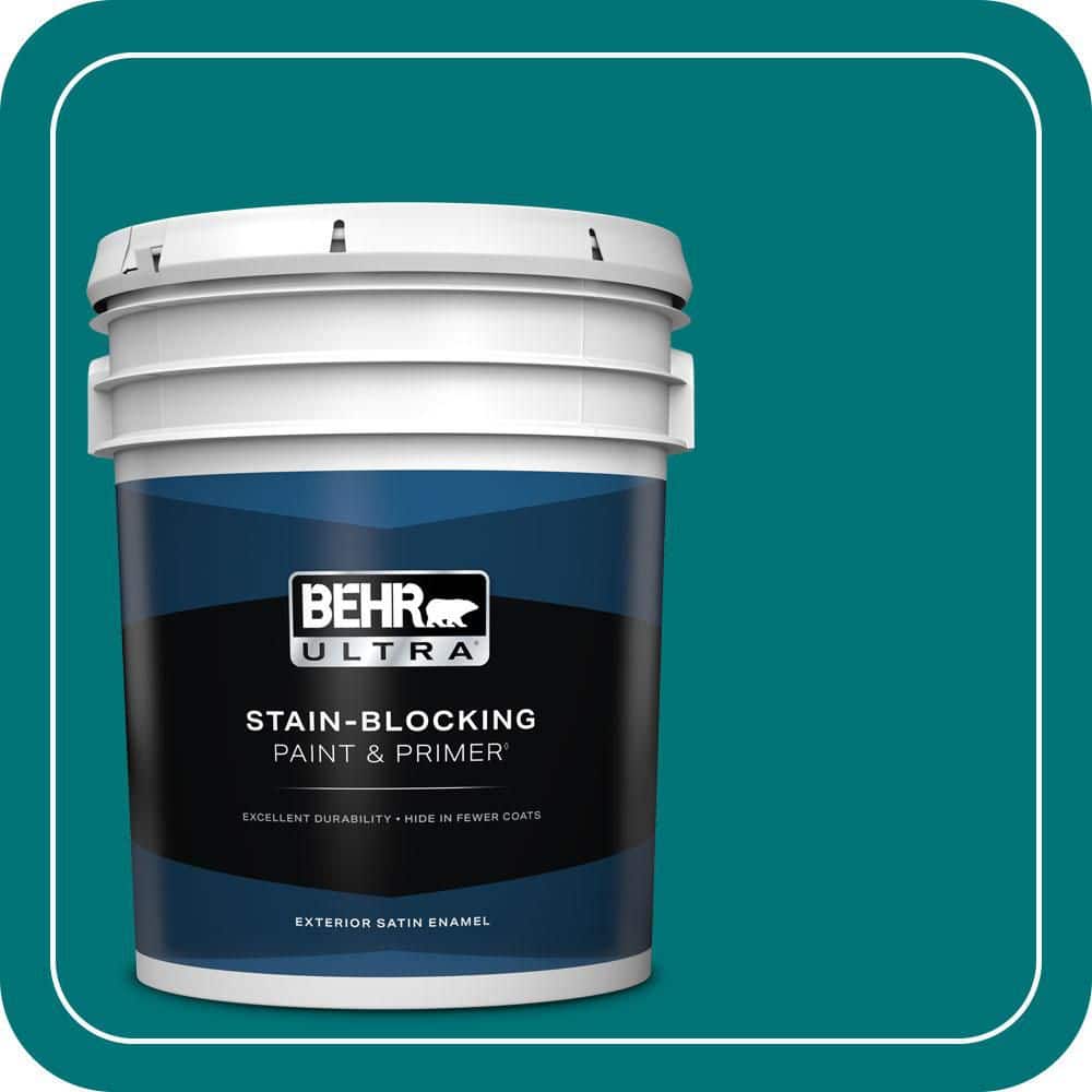 5 gal. #T15-3 Essential Teal Satin Enamel Exterior Paint & Primer price history on PriceWatchPro
