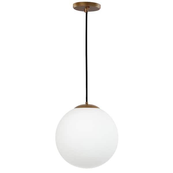 SAFAVIEH Nelda 1-Light Gold Globe Hanging Pendant Lighting