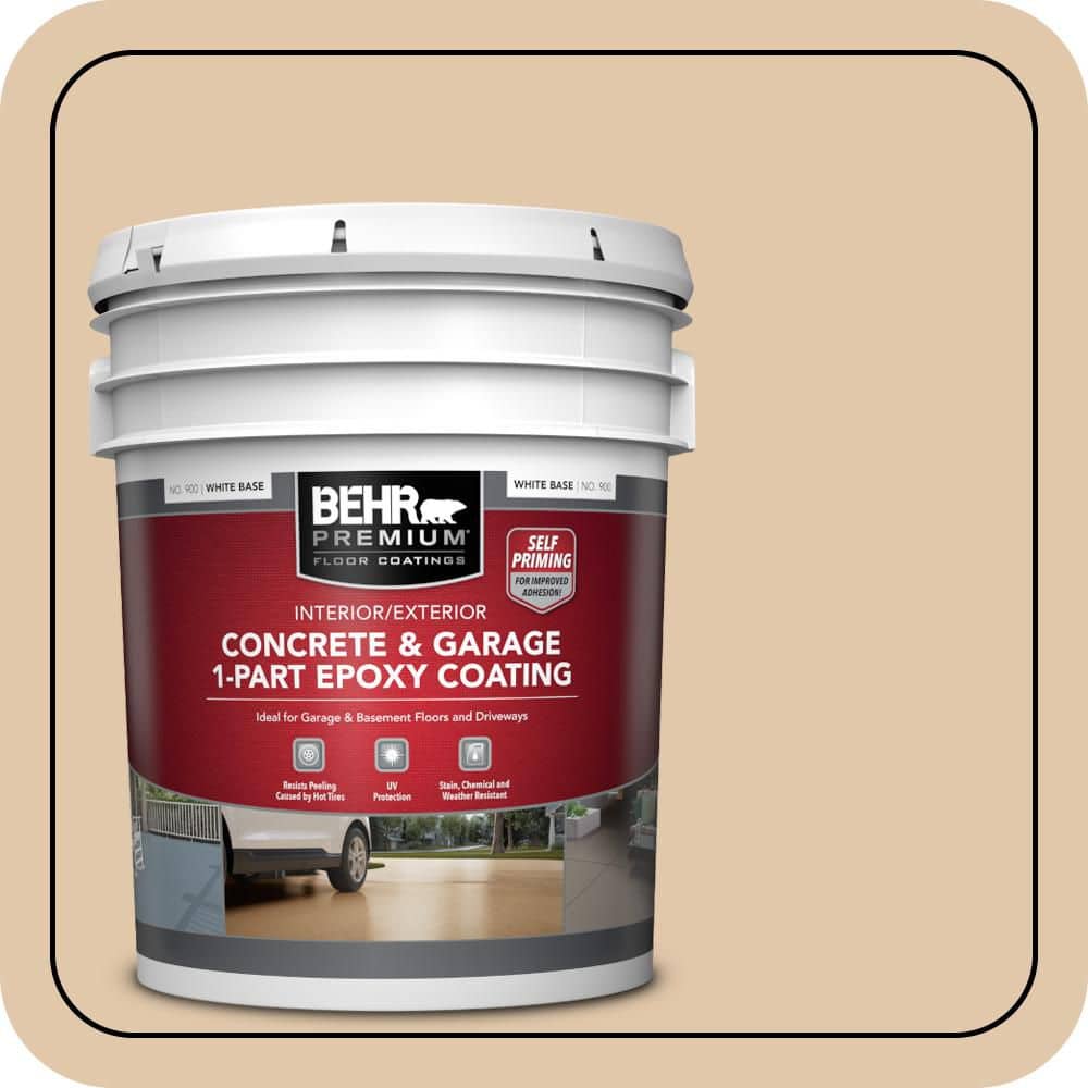 5 gal. #MQ2-08 Irish Cream Self-Priming 1-Part Epoxy Satin Interior/Exterior Concrete and Garage Floor Paint price history on PriceWatchPro