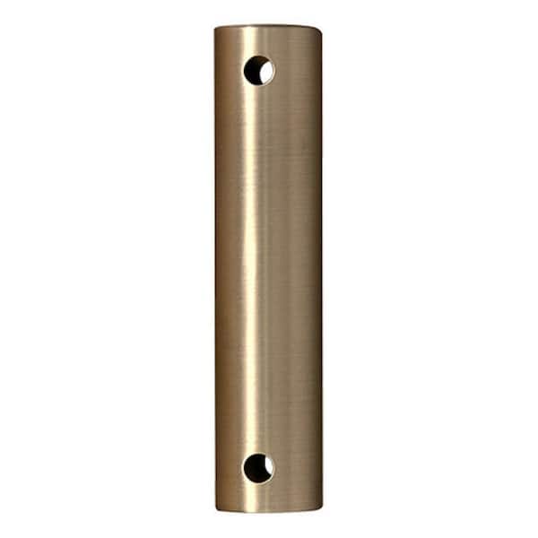 12 in. Brushed Satin Brass Stainless Steel Extension Downrod