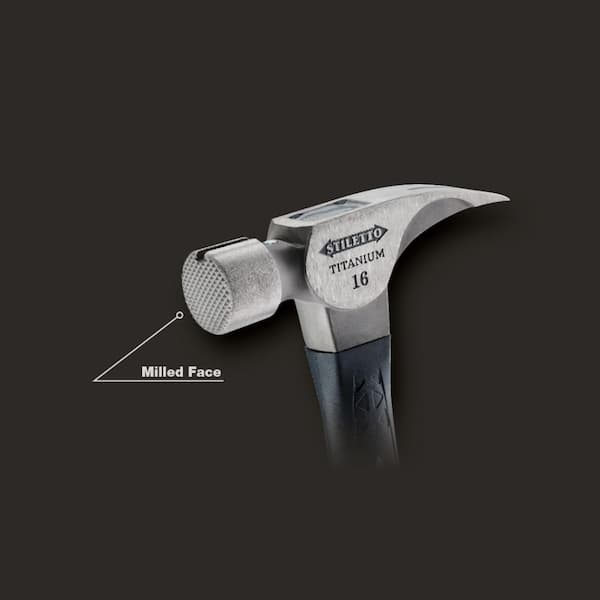 Hyper Tough 16-Ounce Claw Hammer with Fiberglass Handle, Model