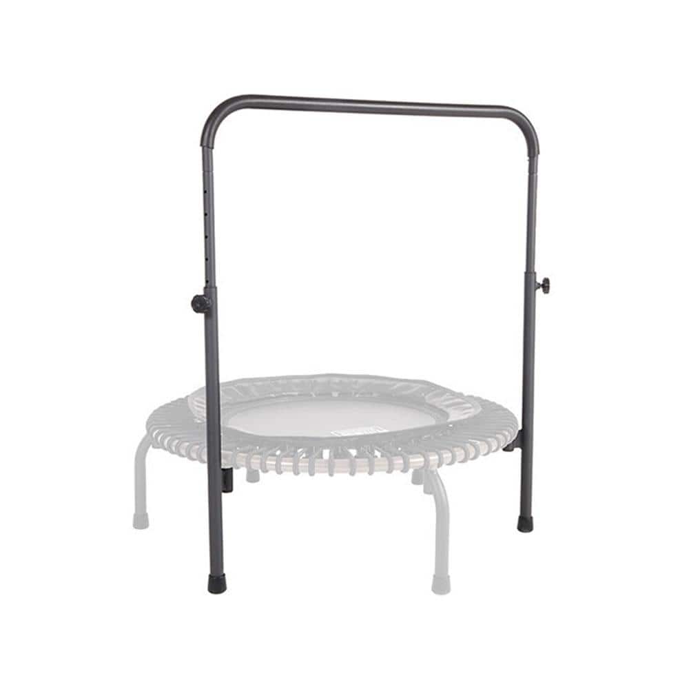 39-Inch Black Steel Round Fitness Rebounder Mini Trampoline