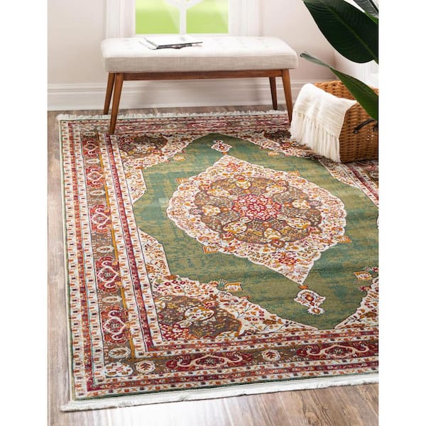 Baracoa Regla Green 3' 0 x 5' 0 Area Rug
