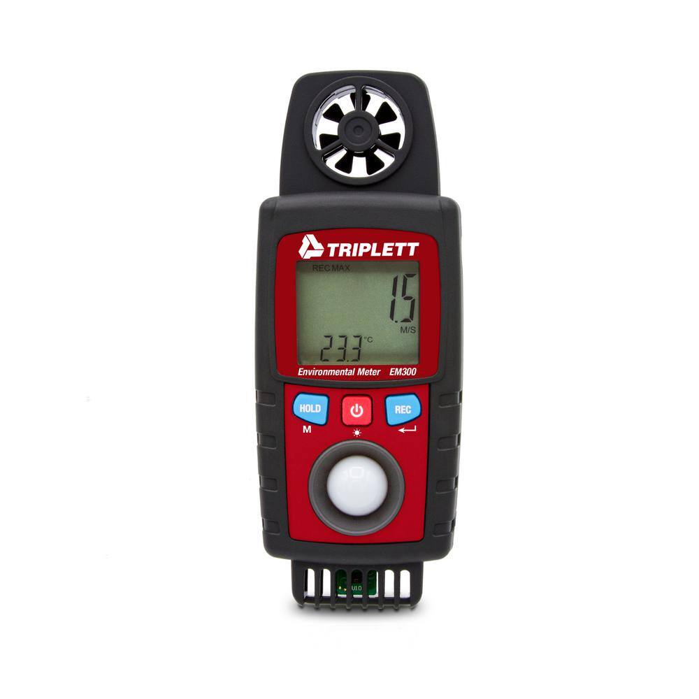 TRIPLETT LCD Specialty Meter - Infrared, Type K, and Air Temperature Tester  (Battery Included) in the Specialty Meters department at