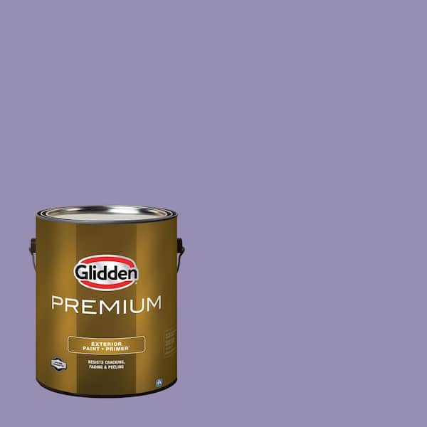 Glidden Premium 1 qt. PPG1175-5 French Violet Flat/Matte Exterior