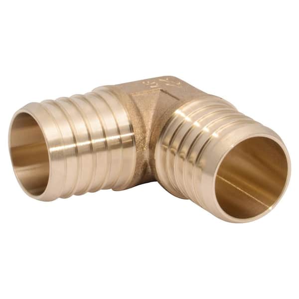 1-1/4 in. PEX Barb Brass 90° Elbow Fitting