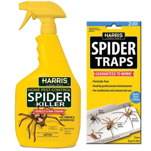 Harris 32 oz. Spider Killer and Spider Traps Value Pack