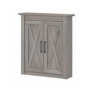 Key West 23.7 in. W x 6.61 in. D x 25.79 in. H Bathroom Storage Wall Cabinet in Driftwood Gray