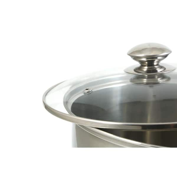 Cookpro 551 Stainless Stockpot Glass Lid 20qt Tempered