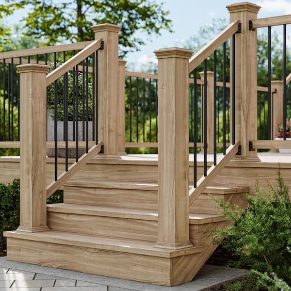 Deckorators 32 in. x .75 in. Satin Black Aluminum Round Classic Baluster (100-Pack)