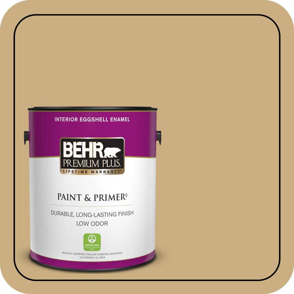 1 gal. #S310-4 Perennial Gold Eggshell Enamel Low Odor Interior Paint & Primer price history on PriceWatchPro