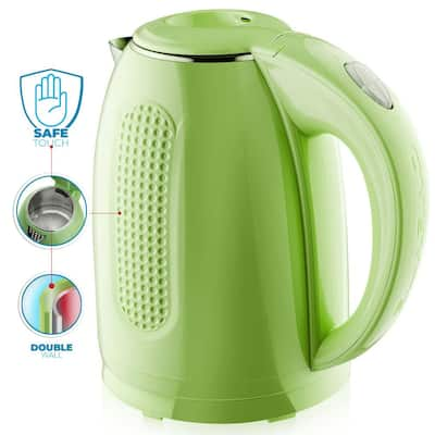 OVENTE 1.7L Green BPA-Free Electric Kettle, Fast Heating Water Boiler, Auto  Shut-Off and Boil-Dry Protection KP72G - The Home Depot