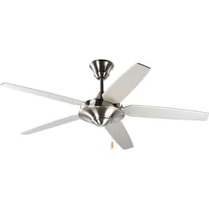 AirPro Signature 54 in. Indoor Brushed Nickel Modern Ceiling Fan